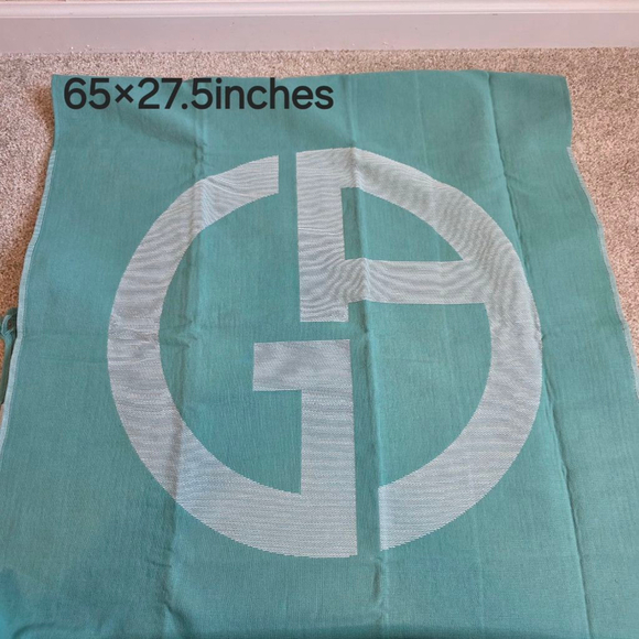 Giorgio Armani Beach Shopping Tote Bag with Matching Large beach towel - Picture 9 of 10